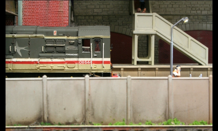 08644 Ponsandine awaits its next shunting duty at the parcels depot.